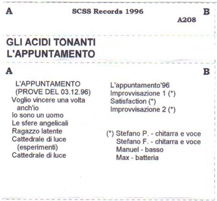 a208 gli acidi tonanti: l'appuntamento 1996 a208 gli acidi tonanti: l'appuntamento 1996